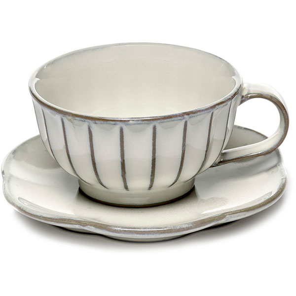 Тарелка «Инку» волнистый край;керамика;D=139,H=13мм;белый