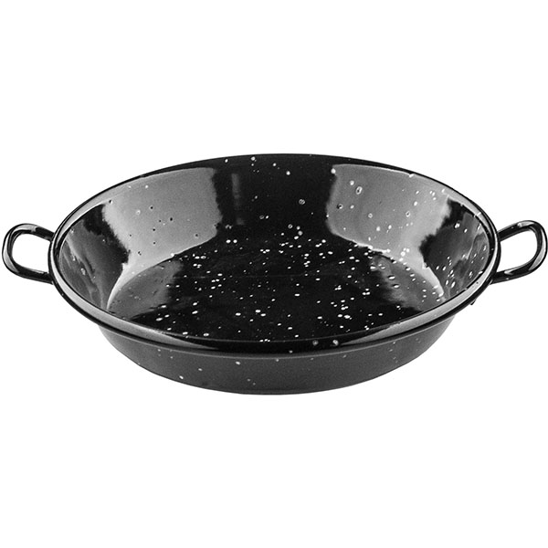 Сковорода порционная для паэльи;голуб.сталь;D=12,H=2см;черный