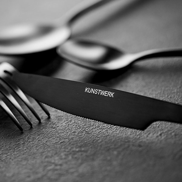 Вилка десертная «Саппоро бэйсик»;сталь нерж.;,L=18/5,B=2см;черный,матовый