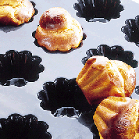 Форма кондитерская «Бриош»[24шт];силикон,стеклопласт.;D=78,H=30мм