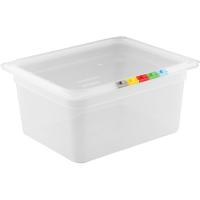 Гастроемкость (1/2) без крышки;полипроп.;8,9л;,H=15,L=32,5,B=26,5см;прозр.