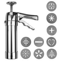 Шприц конд.+ 16 насадок;сталь нерж.;250мл;,H=13,B=28,5см;металлич.