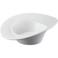 Салатник «Лис»;фарфор;350мл;,H=7,L=20,B=17см;белый,матовый