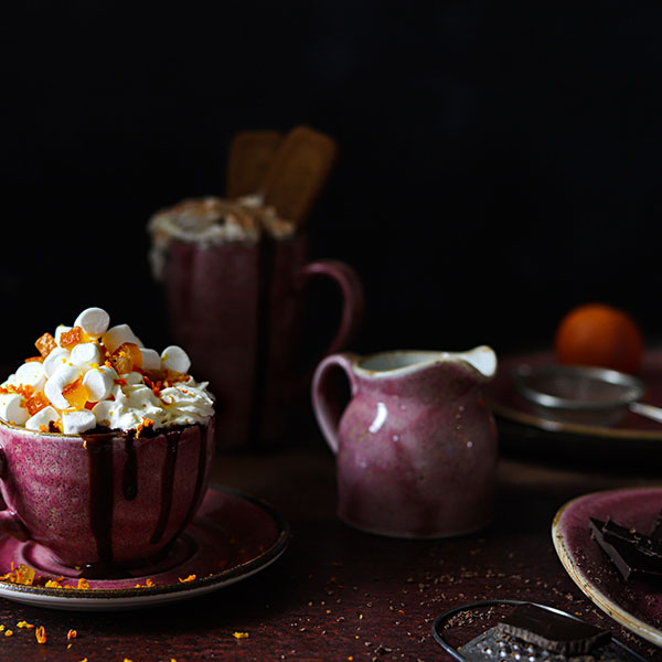 Блюдце «Крафт Распберри»;фарфор;D=145/50,H=17мм;розов.