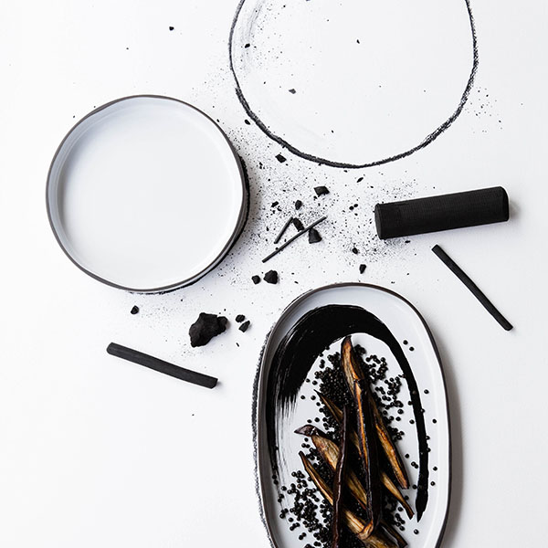 Тарелка «Карактэр» с высоким бортом;керамика;D=280,H=25мм;камен.-серый.