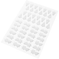 Форма кондитерская «Ель+Падающая звезда»[50шт];абс-пластик;,L=58,B=39см;белый