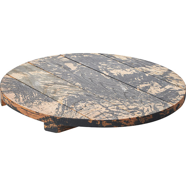 Доска для подачи;дуб;D=45,H=4см;черный