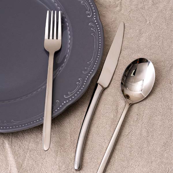 Вилка столовая «Аляска бэйсик»;сталь нерж.;,L=203/60,B=21мм;металлич.