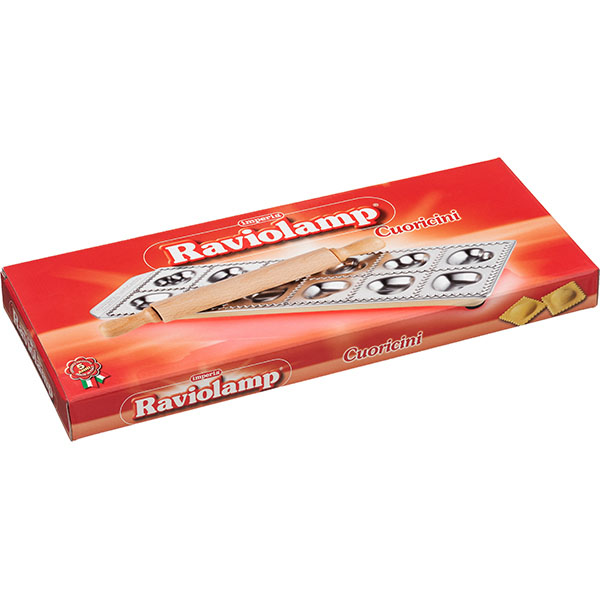 Форма д/равиоли со скалкой 12ячеек;алюмин.