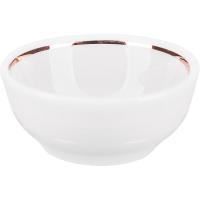 Солонка «Романс»;фарфор;50мл;D=70,H=32мм;белый,золотой