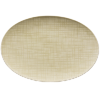 Блюдо овальное;фарфор;,L=30см;кремов.