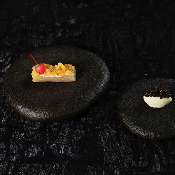 Тарелка «Студио Ро»;керамика;D=254,H=40мм;черный