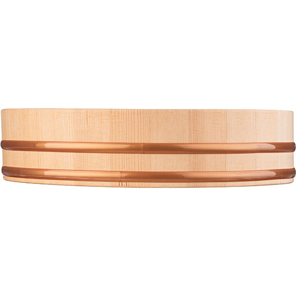 Кадка д/риса;бамбук;D=39,H=10см;бежев.