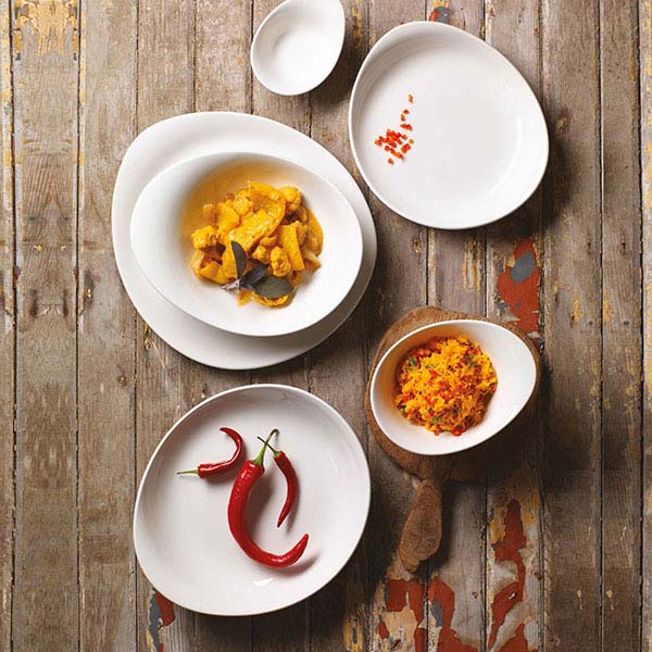 Салатник «ФриСтайл»;фарфор;0,75л;D=28,H=6см;белый