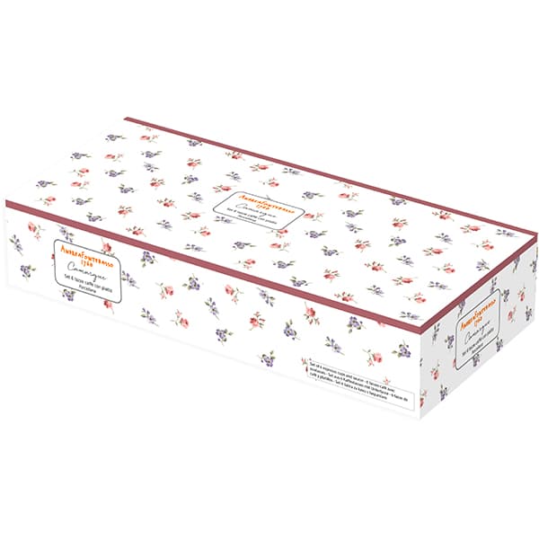 Набор посуды «Поэма Камарг» кофейная пара (чашка + блюдце)[6шт];фарфор;100мл;D=6/12,H=5см;белый,розо