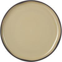 Тарелка «Карактэр» с высоким бортом;керамика;D=150,H=15мм;бежев.