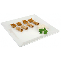 Поднос фуршетный;пластик;,H=20,L=265,B=265мм;белый