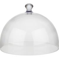 Крышка для блюда;пластик;D=30,H=22см;прозр.