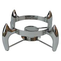 Подставка с горелкой для мармита арт.12399;сталь нерж.;серебрист.