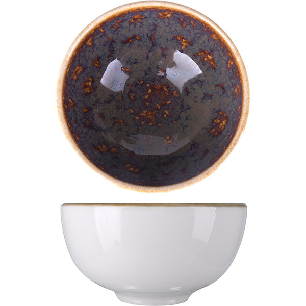 Салатник «Везувиус Амбер»;фарфор;475мл;амбер