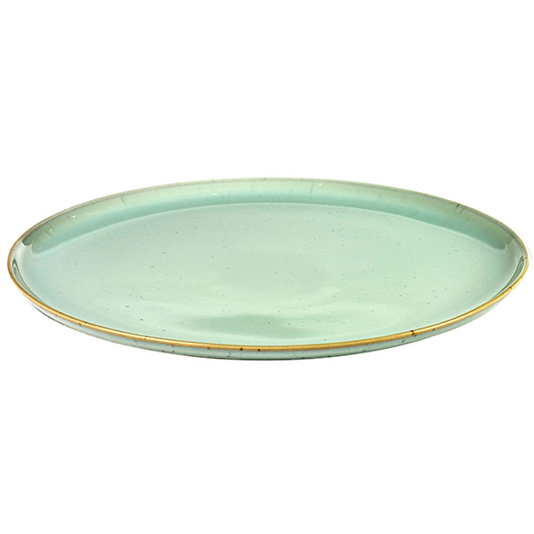 Тарелка;керамика;D=260,H=15мм;голуб.