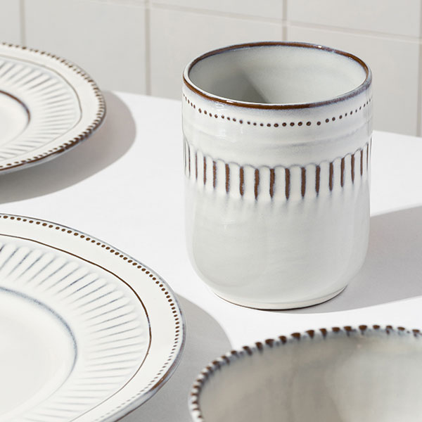 Стакан для горячих напитков «Стили»;фарфор;400мл;D=85,H=105мм;белый