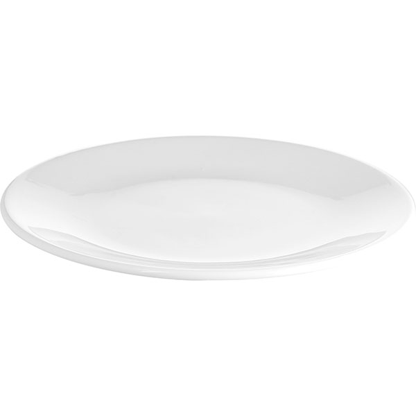 Тарелка «Монако» мелкая;фарфор;D=230,H=23мм;белый