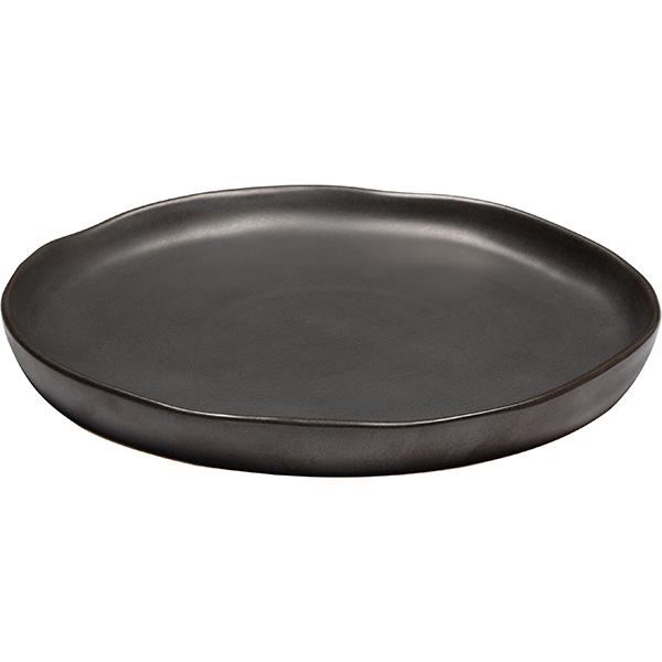 Тарелка «Шейд»;керамика;D=230,H=15мм;черный