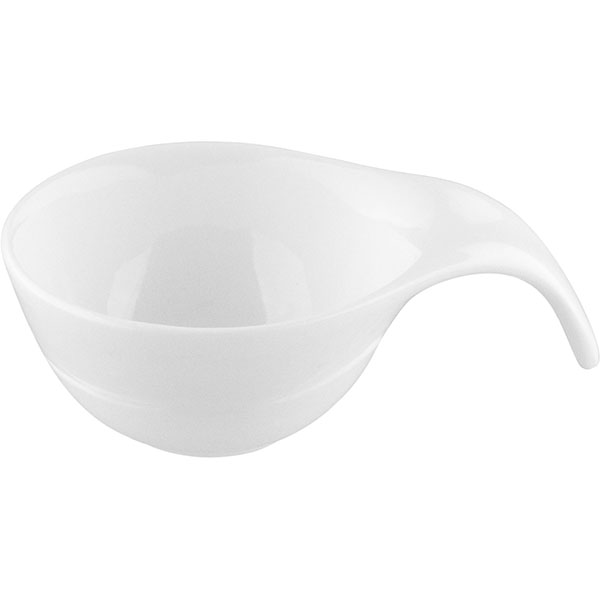 Соусник «Аппетайзер»;фарфор;30мл;D=80,H=26мм;белый