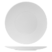 Тарелка «Нью Граффити» мелкая;фарфор;D=280,H=25мм;белый