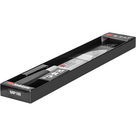 Нож кухонный «Токио» двусторонняя заточка;сталь нерж.,пластик;,L=290/165,B=45мм