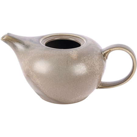 Чайник заварочный «Агава»;фарфор;0,7л;D=67,H=113,L=210мм;зелен.,матовый