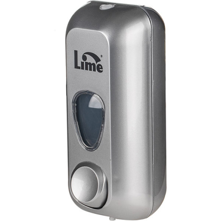 Диспенсер для жидкого мыла заливной;0,6л;серый