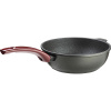 Сковорода «Винум» глубокая;алюм.литой,бакелит;D=24,H=10,5см;черный,красный