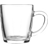 Кружка «Бейзик»;стекло;340мл;D=85,H=95,L=120мм;прозр.