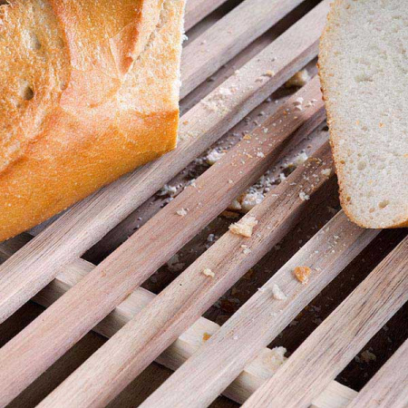 Доска разделочная для хлеба «Акация»;акация;,H=35,L=480,B=340мм;деревян.