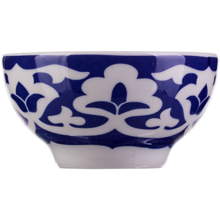 Пиала для чая «Восток»;фарфор;170мл;белый,синий