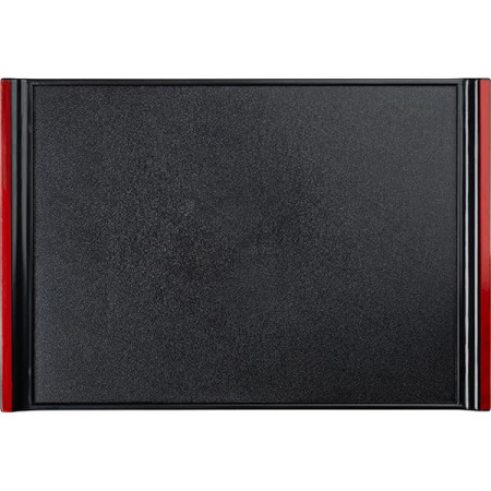 Поднос «Проотель» прямоугольный;пластик;,L=37,B=25см;черный,красный