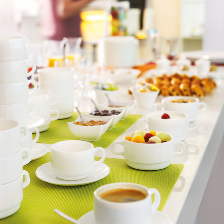 Чашка чайная «Интэнсити»;зеникс;190мл;D=77,H=58мм;белый