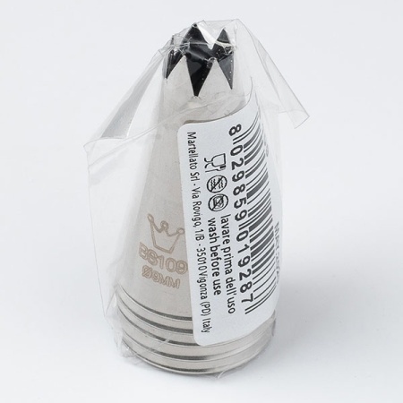 Насадка кондитерская «Открытая звезда»[5шт];сталь нерж.;,H=40,L=25/9мм