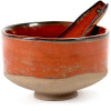 Салатник «Мерси» №1;керамика;D=9см;красный