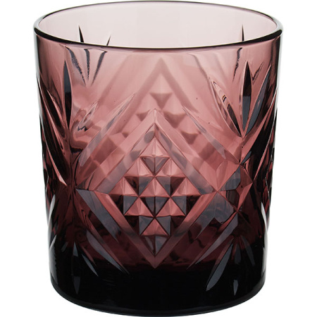 Олд фэшн (стакан) «Зальцбург»;стекло;300мл;D=86,H=96мм;фиолет.