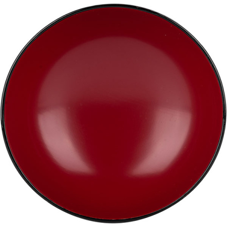 Мисосупница;пластик;300мл;D=115,H=60мм;черный,красный