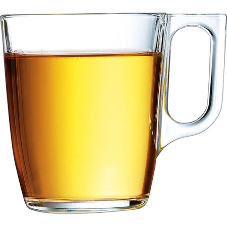 Кружка «Волюто»;стекло;250мл;D=104,H=91мм;прозр.