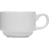 Чашка кофейная «Монако Вайт»;фарфор;85мл;D=60,H=45,L=85мм;белый
