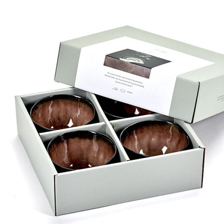 Салатник «Пьюр»;керамика;220мл;D=105,H=65мм;коричнев.