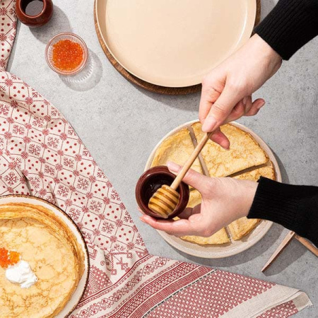 Ложка для меда;дер. олива;,L=15см