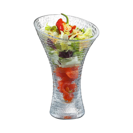 Креманка «Джаззд Фроузен»;стекло;410мл;D=12,7,H=19,8см;матовый