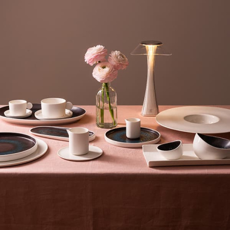 Молочник «Афрос»;кост.фарф.;140мл;,H=7,L=6,B=7см;слон.кость