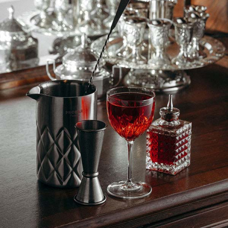 Джиггер «Пробар Премиум Мотиво» 25/50 мл;сталь нерж.;D=44/45,H=110мм;серебрист.,матовый